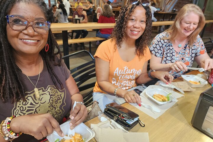 Multiple tastings at a popular Atlanta food hall